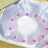 Vòng phong thủy đá thạch anh hồng và đá thạch anh tím lavender