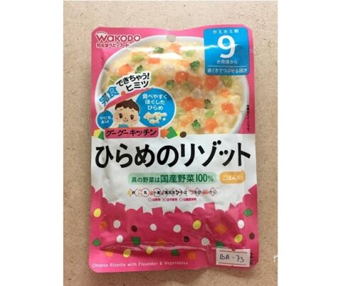 Cháo cá bơn Risotto rau củ cho bé từ 9th