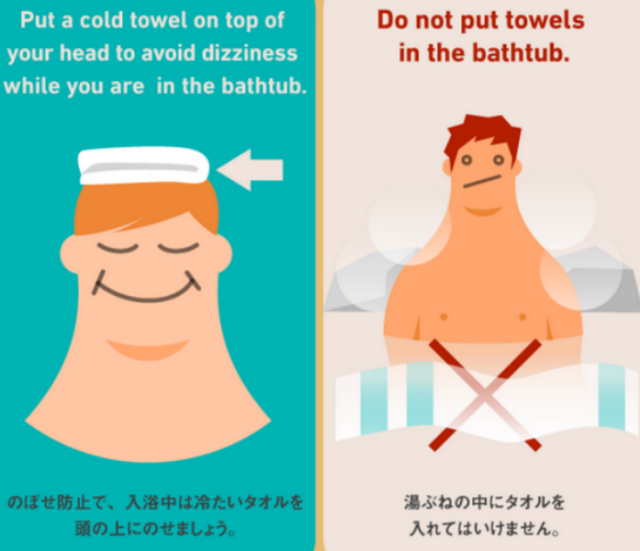 Lưu ý khi tắm onsen ở Nhật