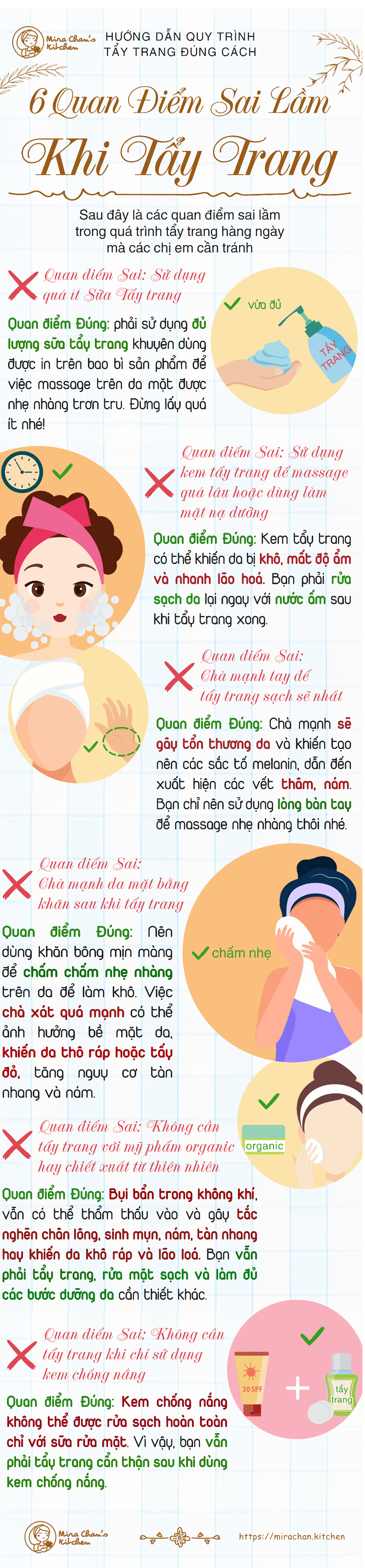 tẩy trang đúng cách